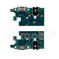 Шлейф для Samsung Galaxy M31s (M317F) плата системный разъем/разъем гарнитуры/микрофон - Премиум