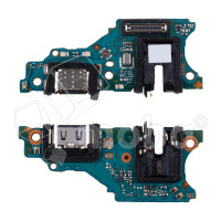 Шлейф для Realme C71/P3 Lite 4G (RMX5303/RMX5300) плата системный разъем/разъем гарнитуры/микрофон - Премиум