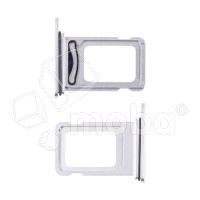 Держатель SIM для iPhone 15 Pro/15 Pro Max (2 Sim) (A3102/A3106) Белый