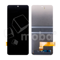 Дисплей для Samsung Galaxy Z Flip5 (F731B) в сборе с тачскрином внутренний 6.7" Черный - OR (SP)