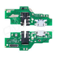 Шлейф для Infinix Hot 10 Lite (X657B) плата на системный разъем/разъем гарнитуры/микрофон