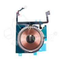 Шлейф для iPhone 15 Plus (A3094) на беспроводную зарядку/вспышку/микрофон - Премиум