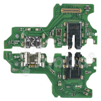 Шлейф для Huawei P40 Lite E (ART-L29) плата на системный разъем/разъем гарнитуры/микрофон