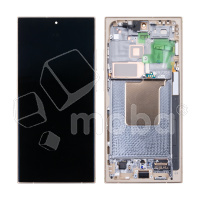 Дисплей для Samsung Galaxy S24 Ultra (S928B) модуль с рамкой Желтый - OR (SP)