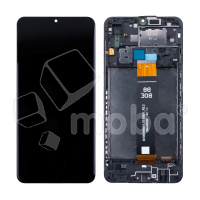 Дисплей для Samsung Galaxy A02 (A022G) модуль c рамкой Черный - OR Ref. (SP)