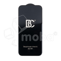 Защитное стекло "Премиум" для iPhone 17 Pro Max Черный (Закалённое+, полное покрытие)