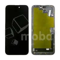 Дисплей для iPhone 16 Plus (A3290) в сборе с тачскрином Черный - (Soft OLED, Full HD) (с верификацией = с привязкой без ошибки)