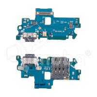 Шлейф для Samsung Galaxy A56 5G (A566B) плата системный разъем/разъем SIM/микрофон - Премиум
