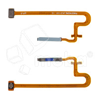 Шлейф для Realme C55 (RMX3710) сканер отпечатка пальцев Зеленый
