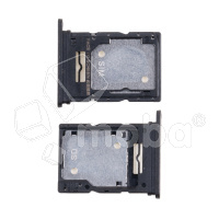 Держатель SIM для Xiaomi Redmi Note 14 4G (24117RN76O/24117RN76G) Черный