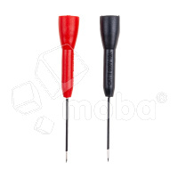 Иглы-насадки для щупов мультиметра (3,5 см, сверхтонкая 1 мм, 600V/10A, 2 шт.)