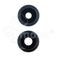 Стекло камеры для Xiaomi Poco X7 Pro (2412DPC0AG) (комплект 2 шт.) Черный