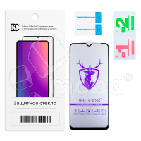 Защитное стекло "Премиум" для Samsung Galaxy A03 (A035F) Черный