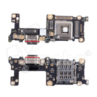 Шлейф для OnePlus 13 (CPH2653) плата системный разъем/разъем SIM/микрофон - Премиум