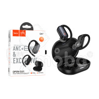 Беспроводные наушники Bluetooth Hoco EA7 (TWS, накладные с ушным креплением, ANC+ENC шумоподавление) Черный