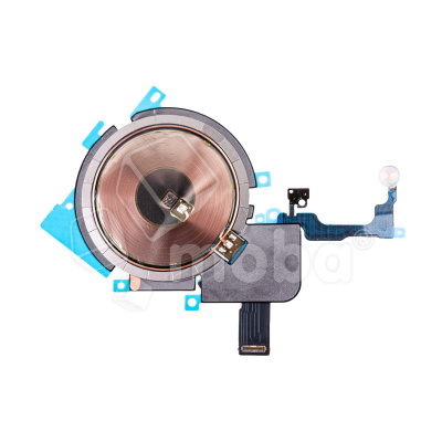 Шлейф для iPhone 15 Pro Max (A3106) на беспроводную зарядку/вспышку/микрофон