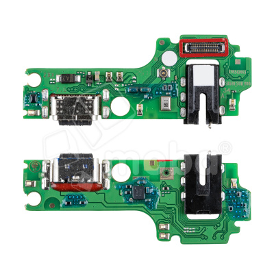 Шлейф для ZTE Nubia V70 Max (Z2467) плата на системный разъем/разъем гарнитуры/микрофон