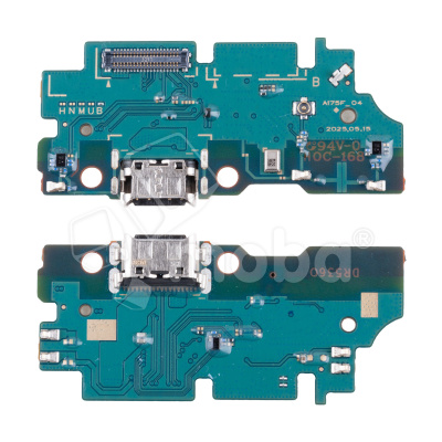Шлейф для Samsung Galaxy A17 4G (A175F) плата системный разъем/разъем гарнитуры/микрофон