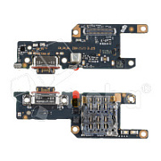 Шлейф для Xiaomi Redmi Note 15 Pro 5G (25060RABDG/25080RABDG) плата системный разъем/разъем SIM/микрофон - Премиум