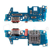 Шлейф для Realme 14 Pro 5G (RMX5056) плата системный разъем/разъем SIM/микрофон - Премиум