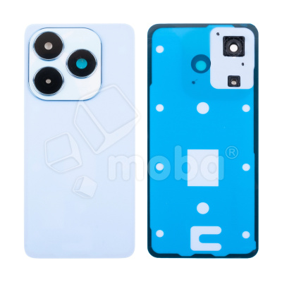 Задняя крышка для Tecno Spark 20 (KJ5/KJ5n) Голубой - Премиум