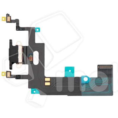 Шлейф для iPhone Xr (A2105) на системный разъем/микрофон Черный