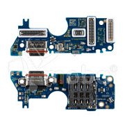 Шлейф для Realme 15 Pro 5G (RMX5101) плата системный разъем/разъем SIM/микрофон - Премиум