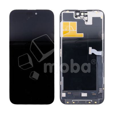 Дисплей для iPhone 14 Pro Max (A2895) в сборе с тачскрином Черный - (Hard OLED, Full HD) (площадка под IC)