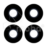 Стекло камеры для Huawei Honor X8a 4G (CRT-LX1) (комплект 4 шт.) Черный