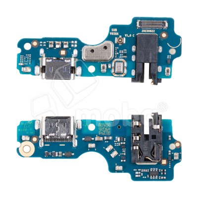 Шлейф для Infinix Smart 8 Plus (X6526) плата на системный разъем/разъем гарнитуры/микрофон - Премиум