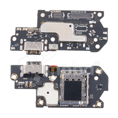 Шлейф для Xiaomi Redmi Note 12 Pro+ (221013164UG) плата на системный разъем/разъем SIM/микрофон - Премиум