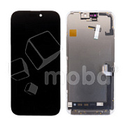 Дисплей для iPhone 17 (A3520) в сборе с тачскрином Черный - (Soft OLED, Full HD, 120 Гц) (площадка под IC)