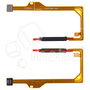 Шлейф для Huawei Honor 10X Lite/P Smart 2021 (DNN-LX9/PPA-LX1) сканер отпечатка пальцев Черный