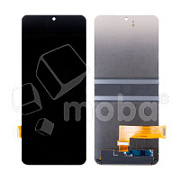 Дисплей для Samsung Galaxy Z Flip5 (F731B) в сборе с тачскрином внутренний 6.7" Черный - OR (SP)