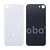 Задняя крышка для iPhone 8 Белый (стекло, монолит, широкий вырез под камеру, логотип) - Премиум