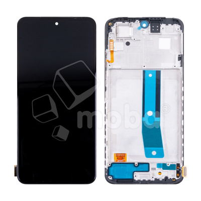 Дисплей для Xiaomi Redmi Note 11 (2201117TY) модуль с рамкой Черный - (OLED)