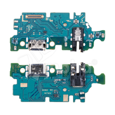 Шлейф для Samsung Galaxy A25 5G (A256E) плата системный разъем/разъем гарнитуры/микрофон - Премиум