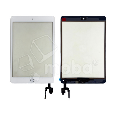 Тачскрин для iPad mini 3 2014 (A1599/A1600) в сборе с микросхемой Белый - OR