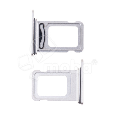 Держатель SIM для iPhone 15 Pro/15 Pro Max (2 Sim) (A3102/A3106) Белый