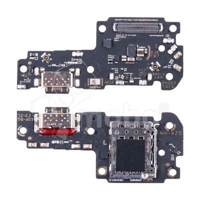 Шлейф для Xiaomi Redmi Note 12 Pro 5G (22101316C/22101316I/22101316G) плата системный разъем/разъем SIM/микрофон