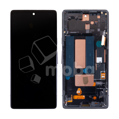 Дисплей для Google Pixel 7a (GHL1X) модуль с рамкой Черный - (OLED)