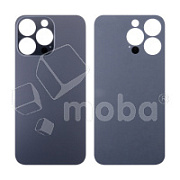 Задняя крышка для iPhone 13 Pro (A2640) Серый (стекло, узкий вырез под камеру, логотип)