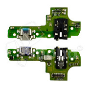 Шлейф для Samsung Galaxy A10s (A107F) плата системный разъем/разъем гарнитуры/микрофон - Премиум