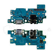Шлейф для Samsung Galaxy A30 (A305F) плата системный разъем/разъем гарнитуры/микрофон - Премиум