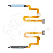 Шлейф для Xiaomi Redmi Note 12 Pro 4G (2209116AG) сканер отпечатка пальцев Голубой