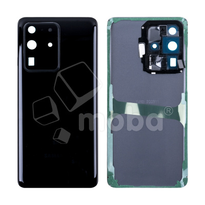 Задняя крышка для Samsung Galaxy S20 Ultra (G988B) Черный - Премиум