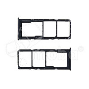 Держатель SIM для Samsung Galaxy A32 4G (A325F) Черный