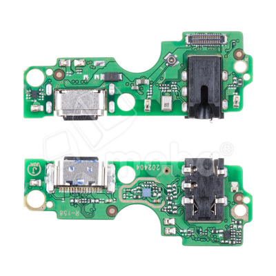 Шлейф для Tecno Spark Go 2024 (BG6) плата на системный разъем/разъем гарнитуры/микрофон