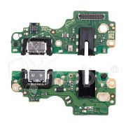 Шлейф для Infinix Hot 50 Pro (X6881) плата на системный разъем/разъем гарнитуры/микрофон - Премиум