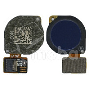 Шлейф для Huawei P30 Lite/Y6p/Y6 2019/Honor 10 Lite/Honor 9A (MAR-LX1M/MRD-LX1F/JAT-LX1/DUB-LX1/STK-L21/POT-LX1/JAT-L41/MOA-LX9N) сканер отпечатка пальцев Синий